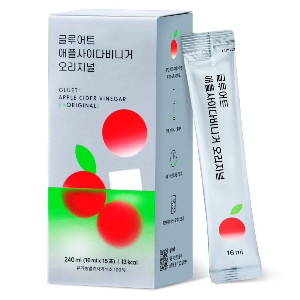 【Gluet(グルアート)】アップルサイダービネガー 16ml x 15ea,2…