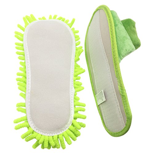Image of Selric Super Chenille Microfiber Washable Mop Slippers Shoes, Detachable Mopping Shoes, Floor Dust Dirt Hair Cleaner, Multi-sizes Multi-Colors Available