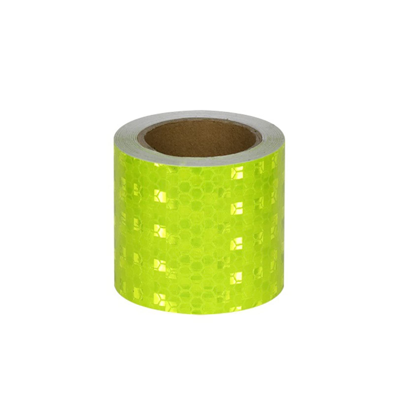 YUZGUHEY Reflective tape, Self Adhesive Fluorescent Reflector Warning Tape, 2 inch x 9.8 feet Multicolor(Fluorescent yellow)