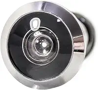 Olho Mágico Visão 200 Graus Cromado Zamak Visor de Porta Portas com Espessura de 33mm a 50mm