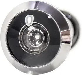 Olho Mágico Visão 200 Graus Cromado Zamak Visor de Porta Portas com Espessura de 33mm a 50mm