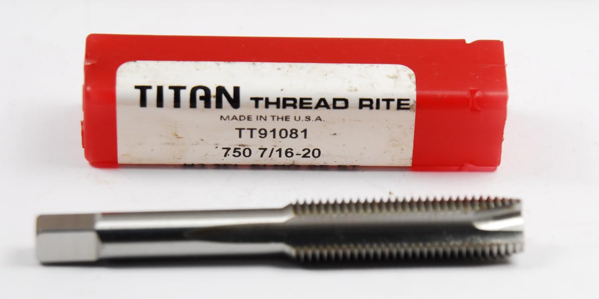 7/16 X 20 NF HS GH3 3 FLUTE SPIRAL POINT RIGHT HAND PLUG TAP