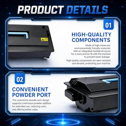 Toner TK-710 compatible Kyocera pour éliminer les traces d'impression sur FS-9530DN