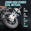 IDOTATA Electric Bike for Adult,1500W+2000W Peak Brushless Dual Motor 30 MPH Fat Tire E Bike with 624-2880Wh Removable Battery 20" Electric Dirt Bike with Dual Suspension and 7-Speed #1