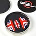 GoBadges IP02 Union Jack Interior Door Pull and Glove Box Cap for MINI R56/58