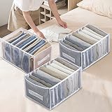 Ahorre tiempo y espacio: nuestra caja de almacenamiento de pantalones es plegable y se puede plegar para ahorrar espacio cuando no está en uso. La caja de almacenamiento de pantalones tiene una variedad de rejillas que pueden contener diferentes tipos de jeans, calcetines, corbatas, etc.
