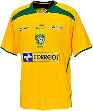 Amazon Co Jp Topper トッパー ブラジル代表 フットサル 半袖ユニフォーム Mサイズ イエロー ホーム キッチン