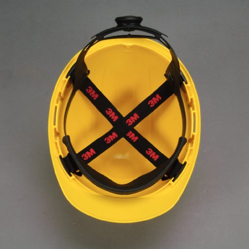 3M Hard Hat, Green, Lightweight, Adjustable 4-Point Ratchet, H-704R #TOP5