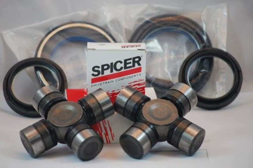 DANA 50 / 60 FRONT AXLE SEALS + U JOINTS KIT COMPATIBLE WITH ford 1998-2004 F250 F350 SUPERDUTY / EXCURSION