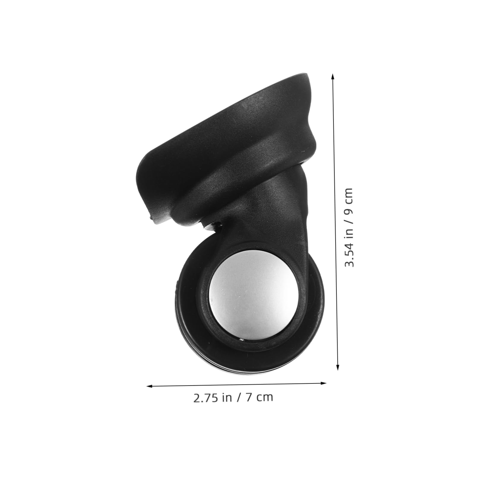 LIFKOME 5 Set Di Ruote Di Ricambio Per Valigie Ruote Girevoli in Plastica Per Bagagli Ruote Di Ricambio Per Bagagli Nere Set Da 2 Pezzi*5