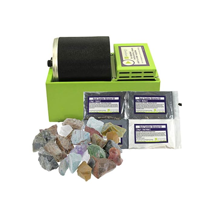 Buy WireJewelry Single Barrel Rotary Rock Tumbler Madagascar Mix