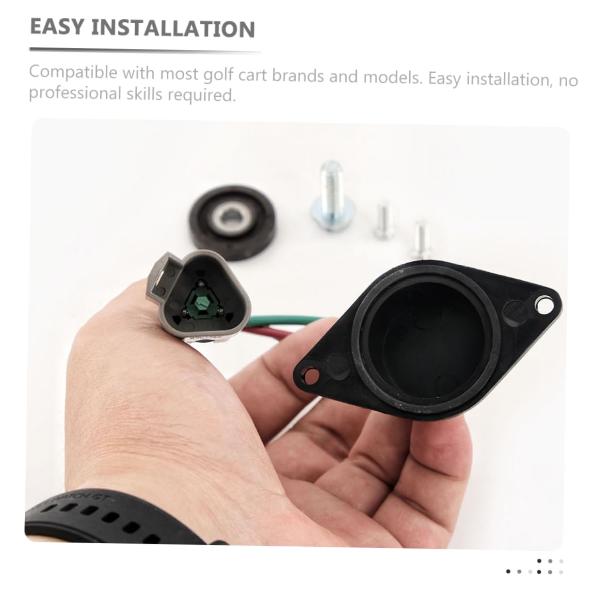 ibasenice Geschwindigkeitssensor Golfwagen Sicht Auto Tacho Golfzubehör Für Damen Accessoires Für Golfer Golf-zubehör Auto Sensoren Golfzubehör Für Karren Schwarz Plastik