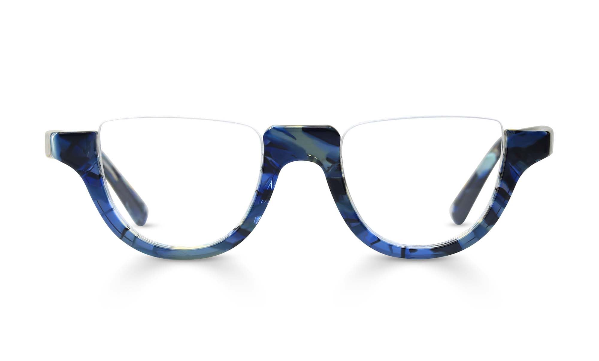 eyebobs - Deep Lee | Premium Reading Glasses for Men and Women | Half Rim Frame for Average Faces | Available in 0.0x - 4.0x