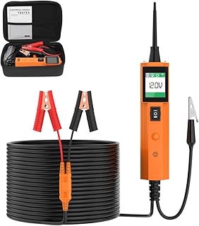 KAISAL Power Circuit Probe Kit 0~70V AC/DC Voltage Tester with LCD Display Automotive Circuit Tester Test Light Electrical System Diagnostics Tool