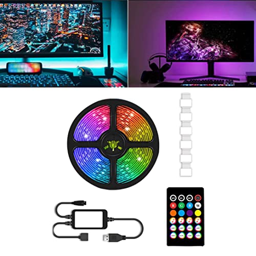 Draadloze LED TV-achterlicht 60 LED's Waterdichte Romote Control RGB Strip Light 2M, LED-verlichting - Image 5