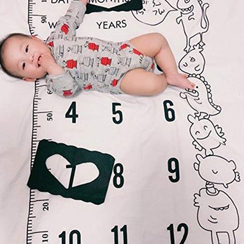 baby milestone bedsheet