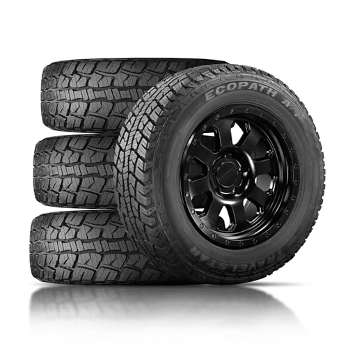 4 Pack:Travelstar Ecopath AT LT265/70R17 10 Ply 121/118S Load Range E All Terrain Light Truck Radial Tire 3-Year Road Hazard Warranty -265/70R17 (Tire Only)
