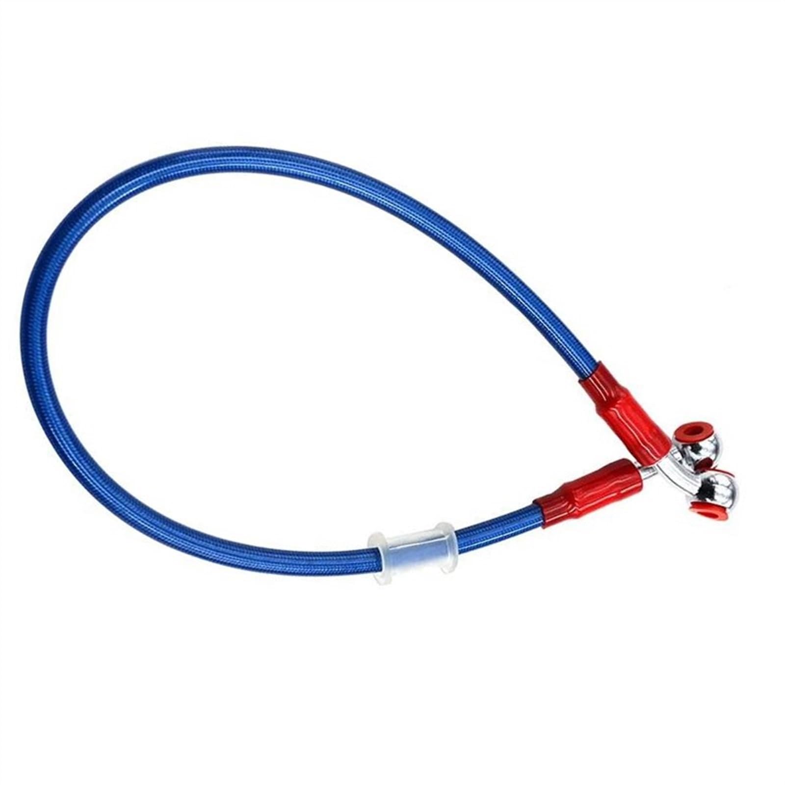 Ksxzw Blue Motorbike Part Motorcycle Braided Steel Hydraulic Brake Line Clutch Oil Hose Tube 60Cm(Blue)