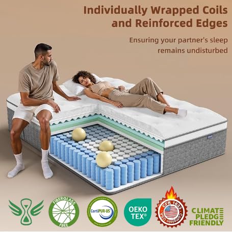 King size memory foam mattress