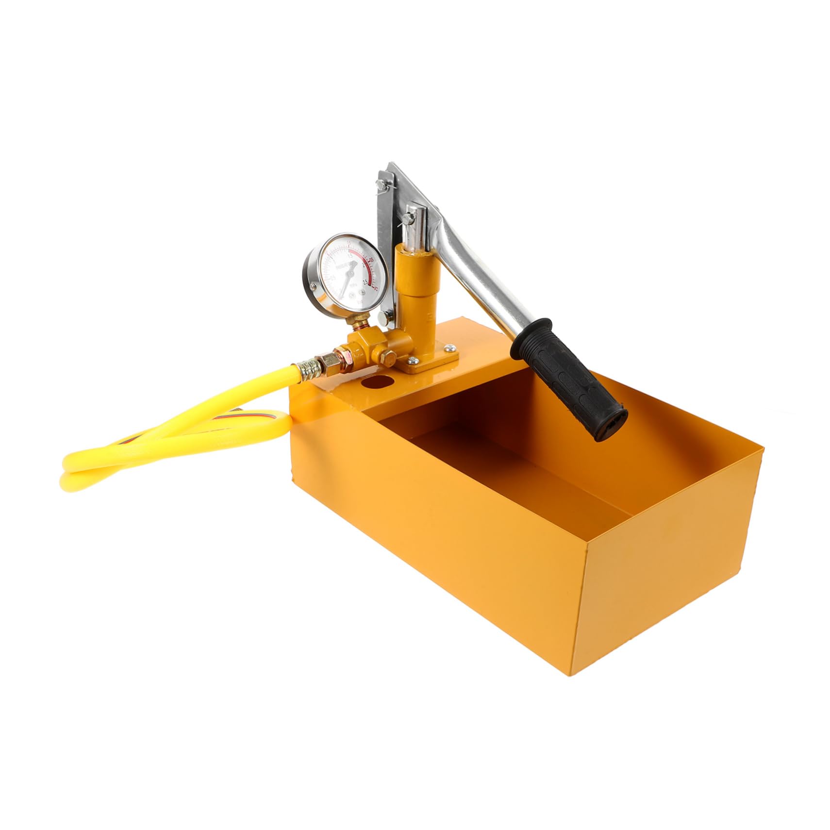 BESTOYARD 25kg Kit De Bomba De Presión Manual Con Manómetro Comprobador De Presión Hidráulica Para Tuberías y Construcción