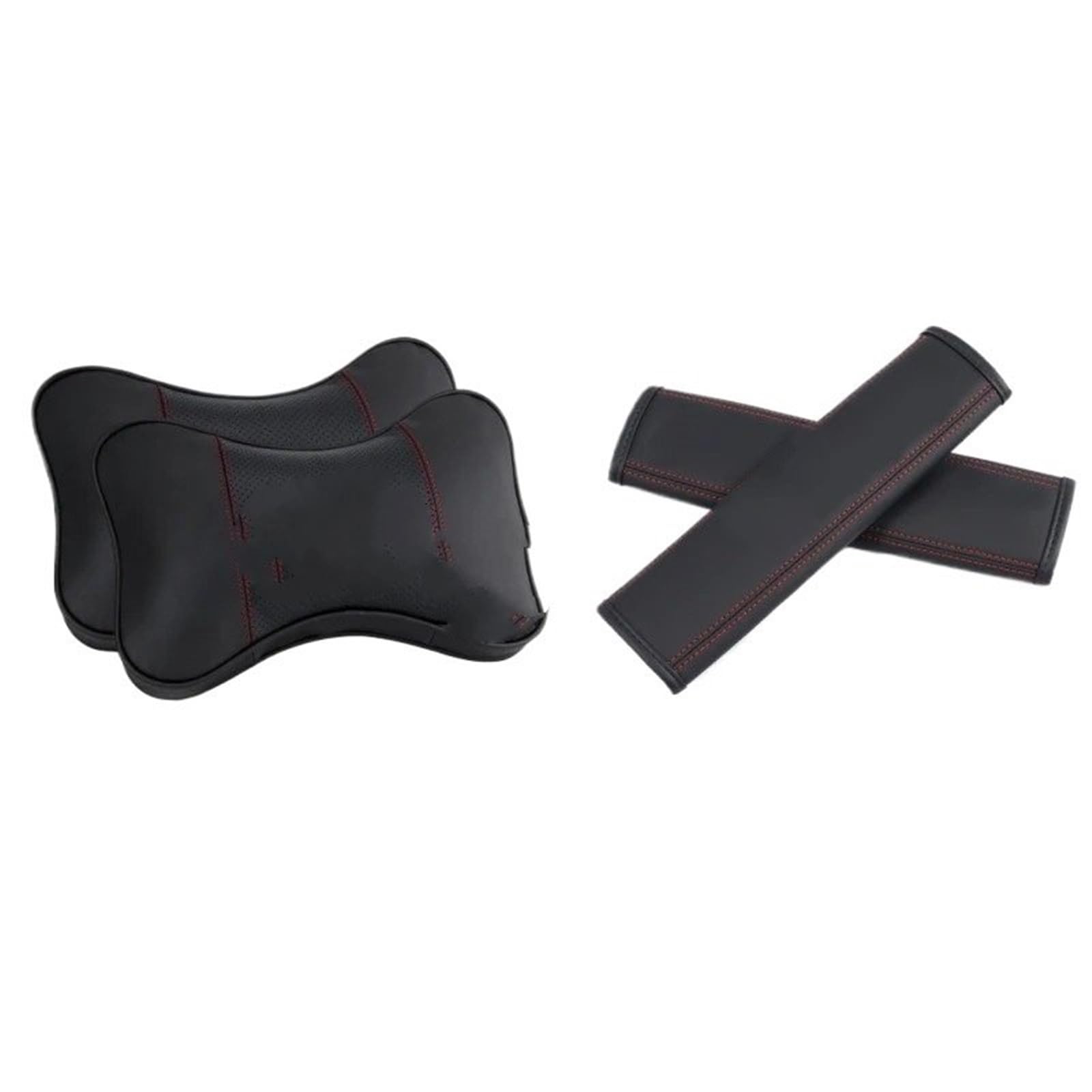 Tête pour Siège d'auto Appui-tête de siège de voiture en cuir, accessoires d'intérieur automobile Convient pour Chrysler 300c, oreiller de cou(D)