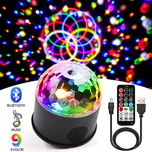 disco light and speaker