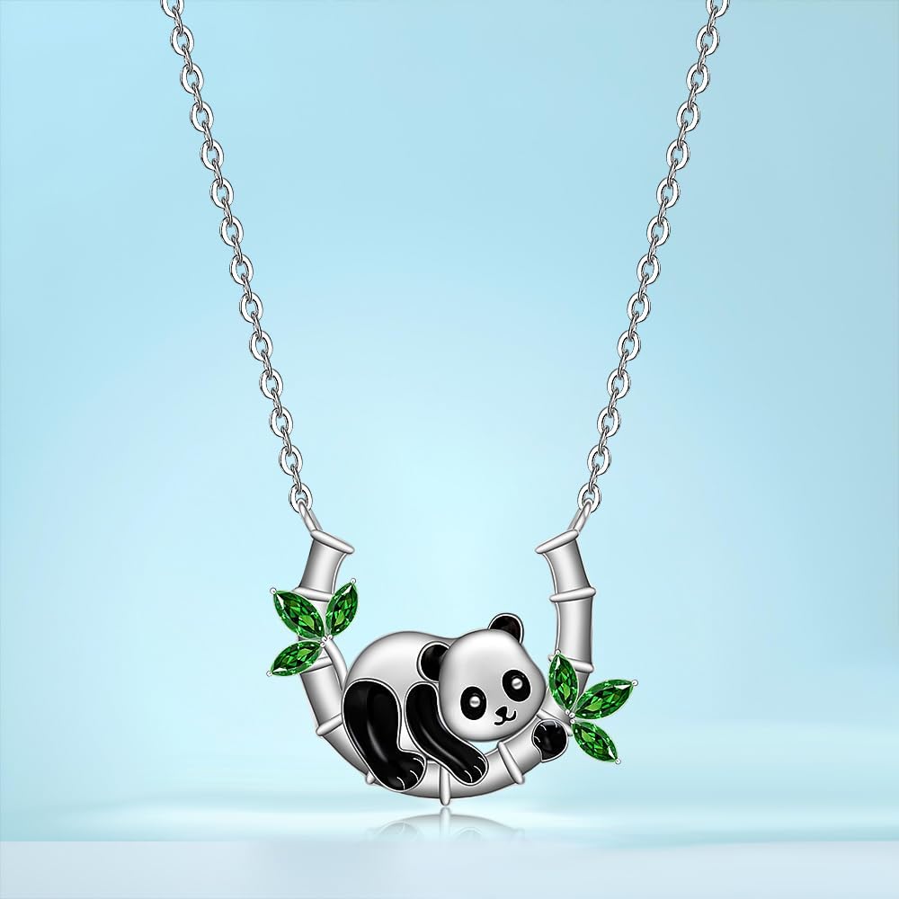 Panda Necklace for Women Sterling Silver Panda Necklaces Gifts Cute Animal Pendant Jewelry Gifts Daughter - Image 8