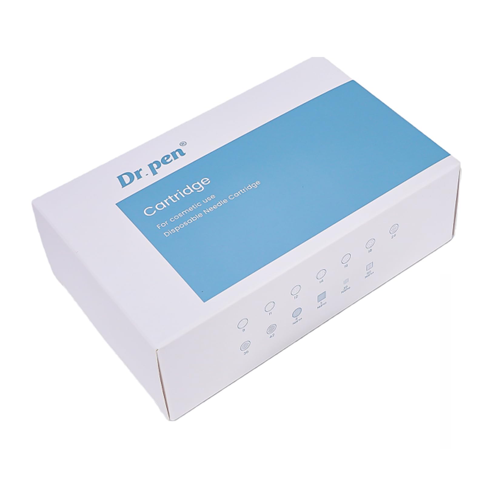 10 Stück Dr.Pen M8S Cartridges 12 Pins 0,25 mm Nadelkopf aus 304 Edelstahl | Einweg-Kartuschen, 12 Pins für tägliche großflächige Haushautpflege, für Dr. Pen Ultima M8S A8S A11 A9 Microneedling Pen