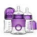Smilo Anti-Colic Baby Bottles, Plum, 5 Ounce, 3 Count