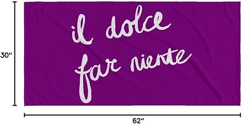 Miniatura 8 de Toalla de playa grande de microfibra  Italia italiana única  Diseño de dulzura de no hacer nada  Suave absorbente sin arena de secado rápido  Ideal