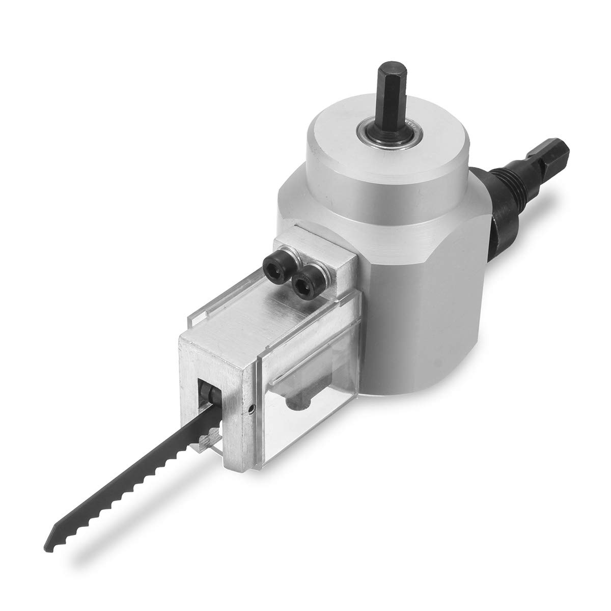 CCChaRLes Cortador De Doble Cabezal De Chapa De Metal Con Caja De Metal Yt-180A Herramienta De Sierra De Corte Accesorio De Taladro Eléctrico