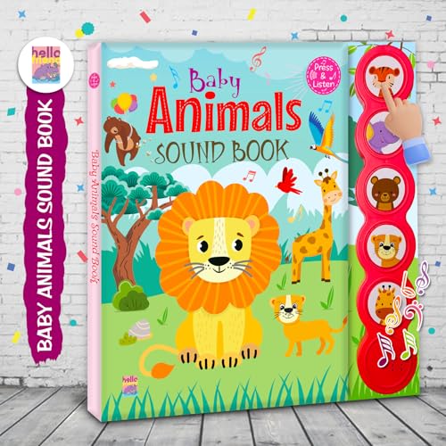 Image of Baby Animal Sound Book for Kids and Toddlers | Interactive Learning with Realistic Animal Sounds | Fun and Educational Storytime Book
