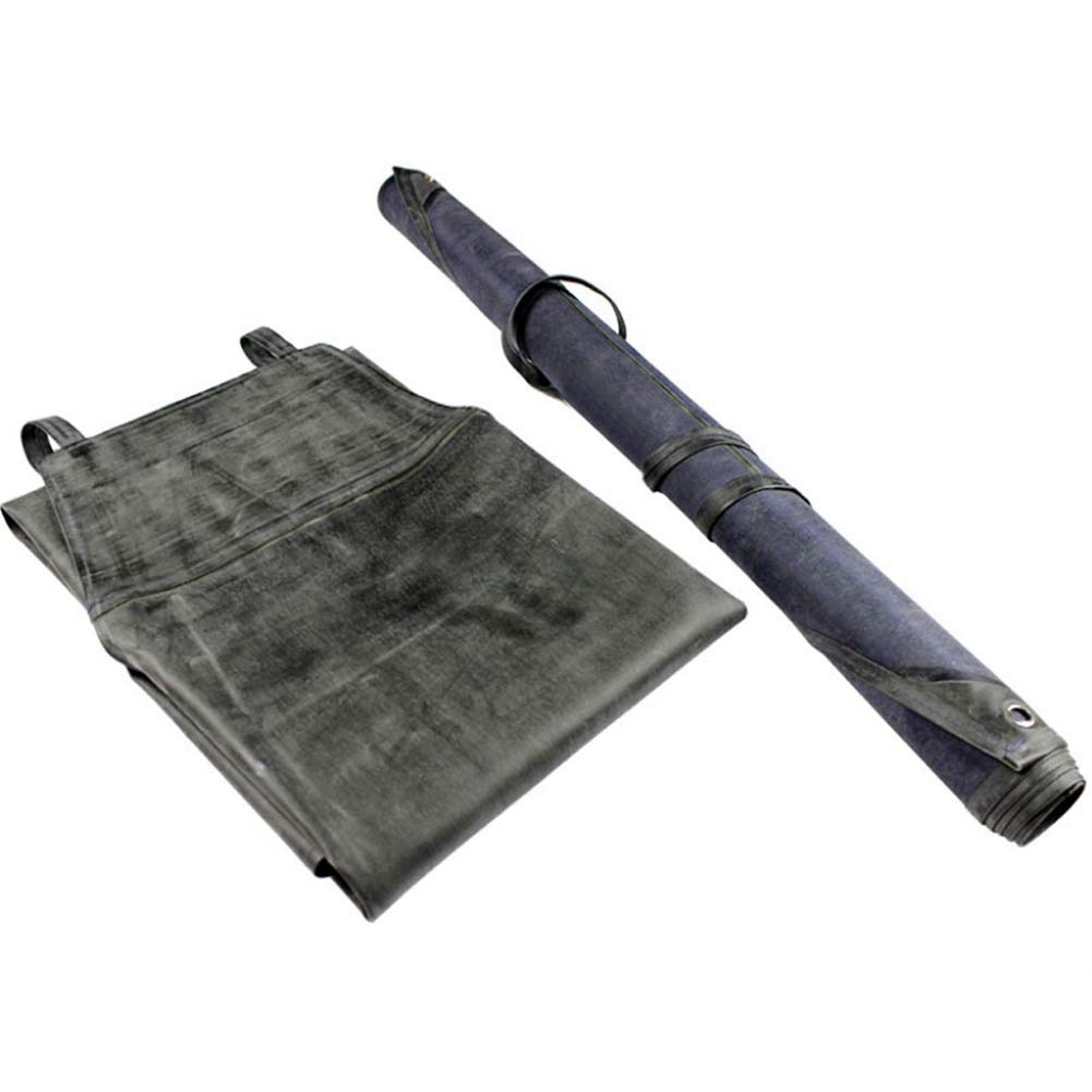 Tablier en caoutchouc imperméable, Tablier de travail pour la protection anti-taches et résistant aux acides et à l'huile à 45 ° Idéal pour le lavage de la vaisselle les travaux