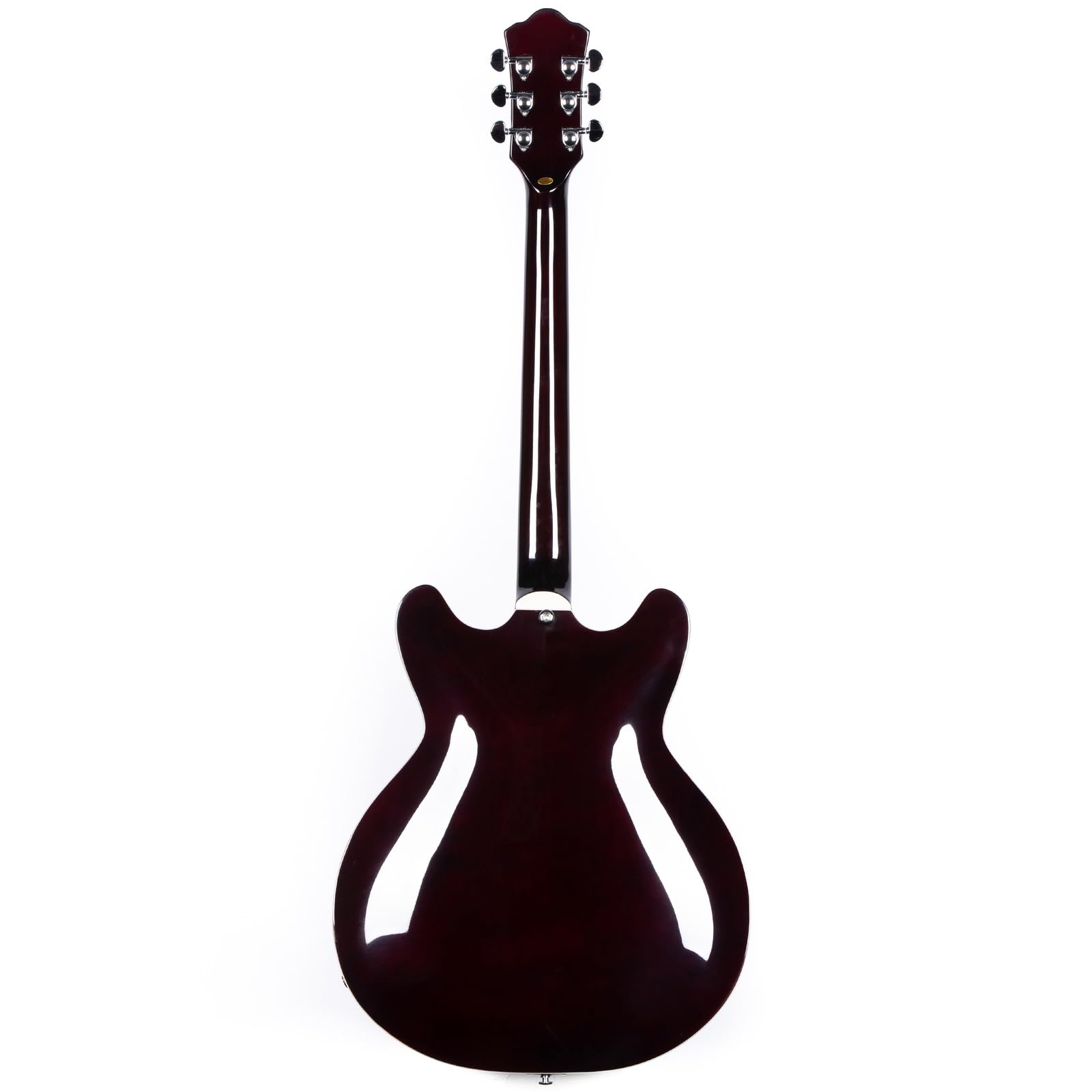 Gitara Elektryczna Instrumenty Muzyczne Praworęczna 6 Strunowa Gitara Elektryczna Semi Hollow Body Thinline Arched Top Profesjonalne Wykonanie(Type 6)