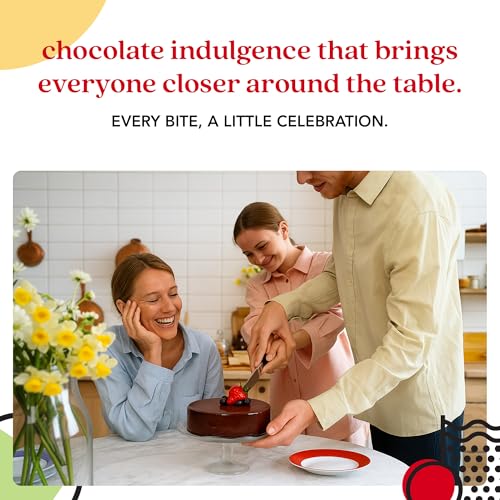 David’s Cookies Cheesecakes – Creamy, Classic Bakery Dessert Perfect for Any Occasion – Great Gift Idea for Women, Men, and Kids for Delivery – Triple Chocolate Cheesecake (10", 14 pcs)