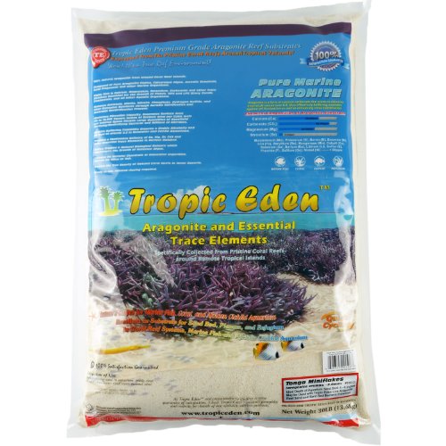 Tropic Eden Aragonite Substrate - 30lbs - Marine, Cichlid &