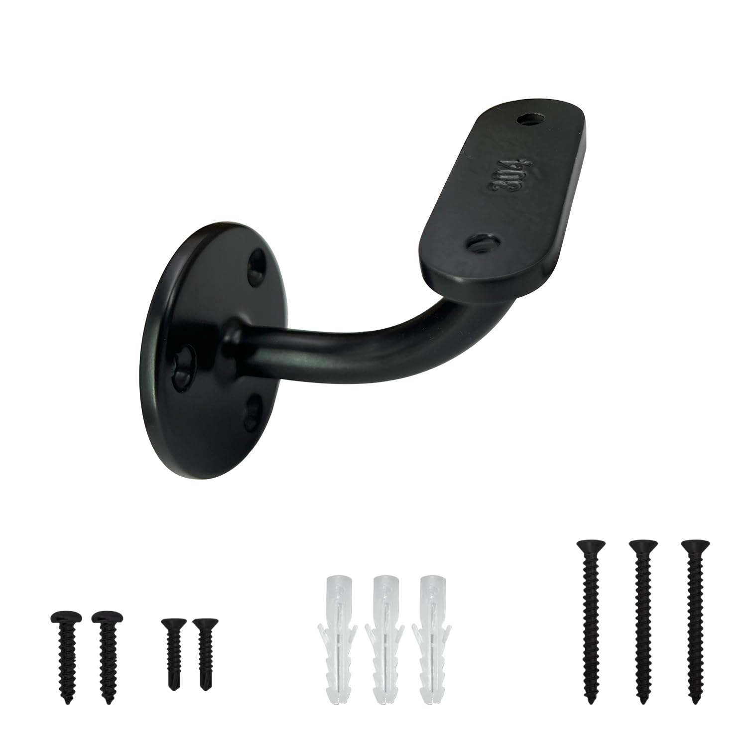 Round Railing Hangers Metal Hangers Stainless Steel 316 Grade Wall Mount Handrail Bracket For ...