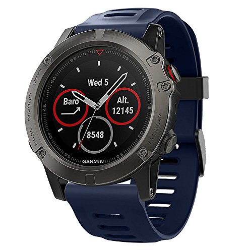 Correa de silicona para Garmin Fenix 3, pack 3 unidades miniatura 4