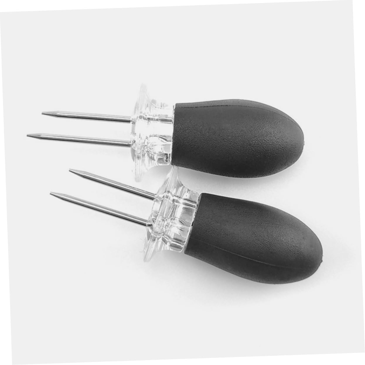 Corn Holders, 9 Pairs Stainless Steel Reusable Forks with Non-Slip Handles
