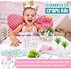 Amitié Lane Light-Up Unicorn Terrarium Kit for Kids - Birthday Gifts for Girls - Creative Unicorn Toys & Craft Kits Presents - Arts & Crafts Fun for Little Girls Age 6 7, 8-12 Year Old Girl Gift
