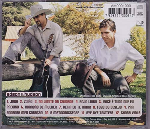 Edson & Hudson - Cd No Limite da Saudade - 2003
