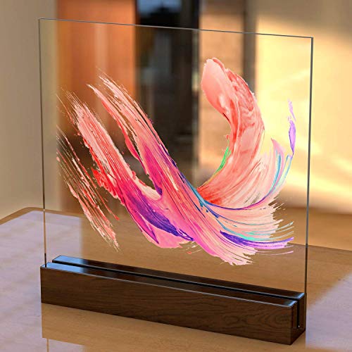 Image of 2 Pieces 12x12 Acrylic Sheet, 1 /8 inchThick (3mm) Clear plexiglass Sheet, for Sign,Craft, Photo Frame, DIY Display Projects