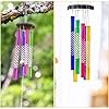 100 Pieces Wind Chime Tubes for Crafts, Aluminum Wind Chime Empty Tubes Supplies Parts Kit for DIY Making, 3.1inch (5 Color) #1