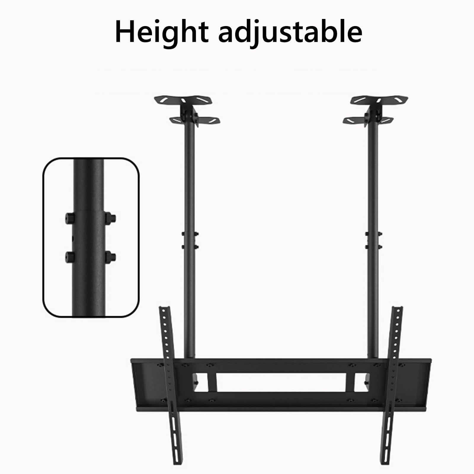 Staffa Di Montaggio TV A Soffitto Regolabile, Staffa A Parete TV Staffa TV A Soffitto Motorizzata, Staffa TV Sospesa Bipolare Per Schermo Piatto LED Da 60-100 Pollici, VESA Massimo 1000x600mm(3m)