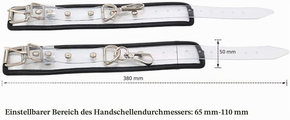 Metall Handschellen Mit Analplug Mit Schloss, 60Cm Lange Ketten Rostfreier Stahl Manschetten Für Handgelenks Fesseln Fetisch Sexspielzeug Für Paare Und Liebhabe