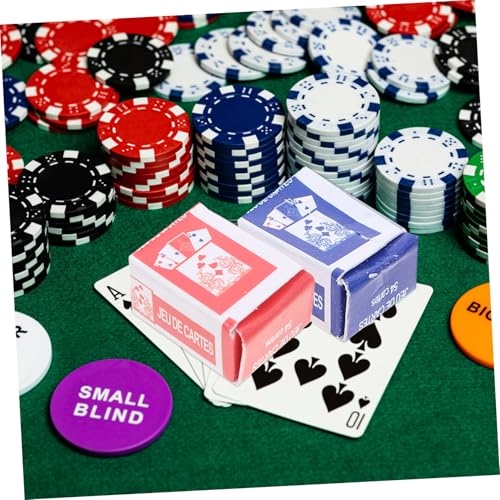 2 Stück Maßstab Mini-pokerkarten aus Robustes Kartenspiel mit Klarem Muster für Puppenhaus Dekoration DIY Basteln Geschenk für Erwachsene – Bild 8