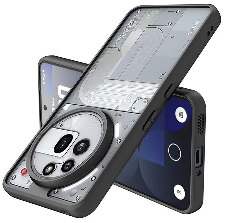 Custodia Bizon Per Nothing Phone (3a) Pro | Trasparente Antiurto | Protezione Heavy Duty