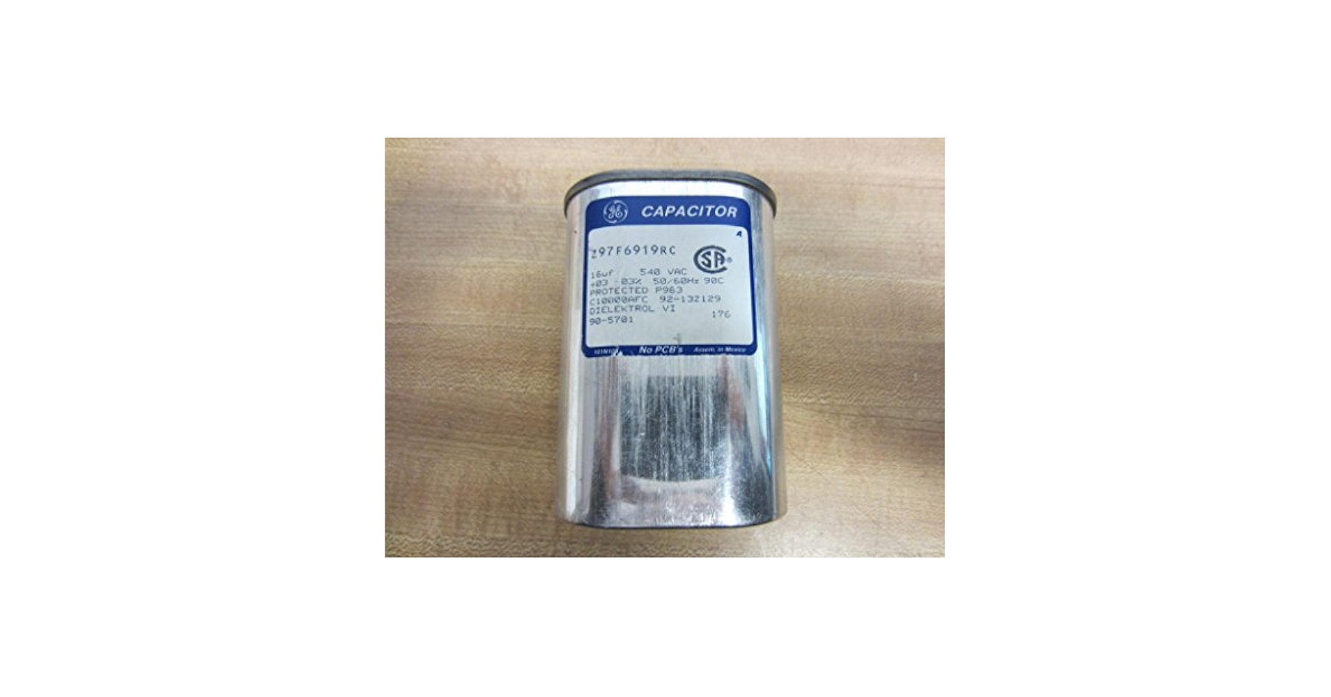 KA☆CHI☆A☆GE Z97F9848 - 35 + 5 uf MFD 440 Volt VAC - GE Round Dual Run