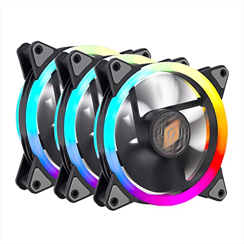 Noua Lips 3 Ventole 16 LED Dual Halo ARGB - RGB