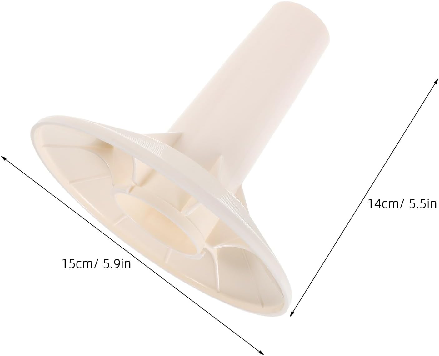 Hoement Manual Yarn Ball Winder Reel - 3.8cm Diameter Plastic Winding Machine Parts for Knitting DIY Weaving - Detachable Spinning Tube for Various Cotton Yarn Cones